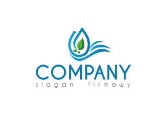 Projekt logo dla firmy ekologiczna kropla | Projektowanie logo